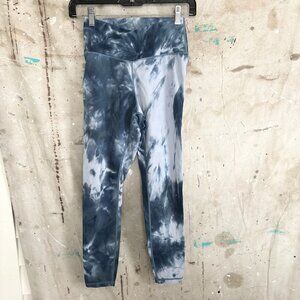 Popflex Crisscross Hourglass Leggings, Marble Print
